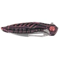 Nóż składany RikeKnife Thor6 Black / Purple Titanium, Satin M390 (RK Thor6-M-BP)-2 61414 