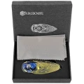 Nóż składany Rike Knife RK Cicada-G Gold Titanium, Bead Blasted M390-3 61416 