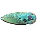 Nóż składany Rike Knife RK Cicada-GG Green / Gold Titanium, Bead Blasted M390-2 61442 