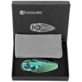 Nóż składany Rike Knife RK Cicada-GG Green / Gold Titanium, Bead Blasted M390-3 61442 
