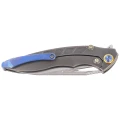 Nóż składany Rike Knife RK 1902 R/CF Titanium/Red Carbon Fiber, Bead Blasted M390-2 61444 