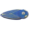 Nóż składany Rike Knife RK Cicada-BG Blue / Gold Titanium, Bead Blasted M390-2 61445 