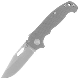 Nóż składany Demko AD20S Clip Point Gray G10, Stonewashed MagnaCut by Andrew Demko (MGAD20S-MAG-GRYG10-CP) EDC
