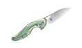 Nóż na szyję Bestech The Reticulan Green Titanium, Stonewashed / Satin CPM S35VN by Elijah Isham (BT1810C)-3 61454 