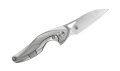 Nóż na szyję Bestech The Reticulan Grey Titanium, Stonewashed / Satin CPM S35VN by Elijah Isham (BT1810A)-3 61455 