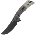 Nóż składany Reate PL-7 Green / Black Micarta, Black PVD Nitro-V (PL-7 GRBKM PVD)EDC