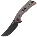 Nóż składany Reate PL-7 Red / Black Micarta, Black PVD Nitro-V (PL-7 RDBKM PVD)-1 61457 