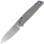 Nóż składany Reate PL-6 Black Micarta, Satin Nitro-V (PL-6 BKM SAT) EDC