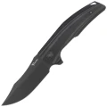 Nóż składany Reate Jack Jr. Black Aluminium, Black DLC S30V (Jack Jr. BKAL DLC BKAL)-1 61477 