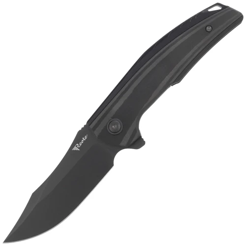 Nóż składany Reate Jack Jr. Black Aluminium, Black DLC S30V (Jack Jr. BKAL DLC BKAL)-1 61477 