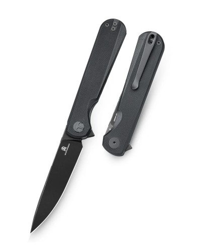 Nóż składany Bestechman Flick Black G10, Black Stonewashed D2 by Ostap Hel (BMK13H)-1 61478 