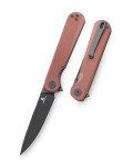 Nóż składany Bestechman Flick Brown G10, Black PVD D2 by Ostap Hel (BMK13G) EDC