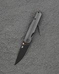 Nóż składany Bestech VK-Kuze Black Titanium, Black Stonewashed MagnaCut by Vulpex Knives (BT2504C)
