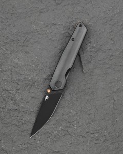 Nóż składany Bestech VK-Kuze Black Titanium, Black Stonewashed MagnaCut by Vulpex Knives (BT2504C)