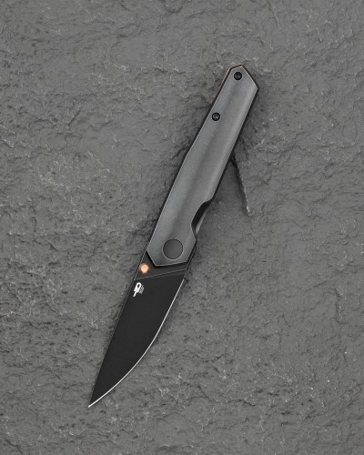 Nóż składany Bestech VK-Kuze Black Titanium, Black Stonewashed MagnaCut by Vulpex Knives (BT2504C)-1 61498 