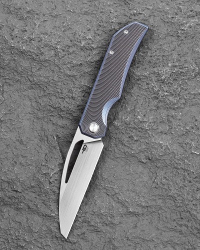 Nóż składany Bestech Taipan Black / Blue Titanium, Satin MagnaCut by James Lowe (BT2503D)-1 61501 