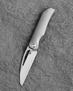 Nóż składany Bestech Taipan Grey Titanium, Bead Blasted / Stonewashed MagnaCut by James Lowe (BT2503A) EDC