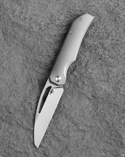 Nóż składany Bestech Taipan Grey Titanium, Bead Blasted / Stonewashed MagnaCut by James Lowe (BT2503A)-1 61502 