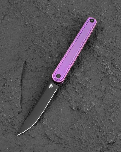 Nóż składany Bestech Ink Purple Titanium, Black PVD MagnaCut by Denis Simonutti (BT2502C)-1 61505 