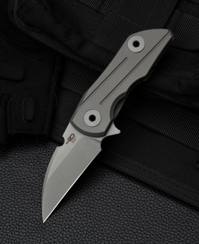 Nóż składany Bestech 2500 Delta Dark Gray Titanium, Bead Blasted CPM S35VN by Poltergeist Works (BT2006B)-1 61508 