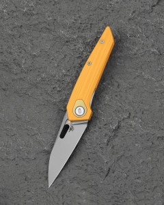 Nóż składany Bestech VK-Void G10 Yellow G10, Bead Blasted MagnaCut by Vulpex Knives (BG63A)