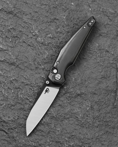 Nóż składany Bestech Snakebird Black Micarta, Satin / Black PVD 14C28N (BG58B)-1 61519 