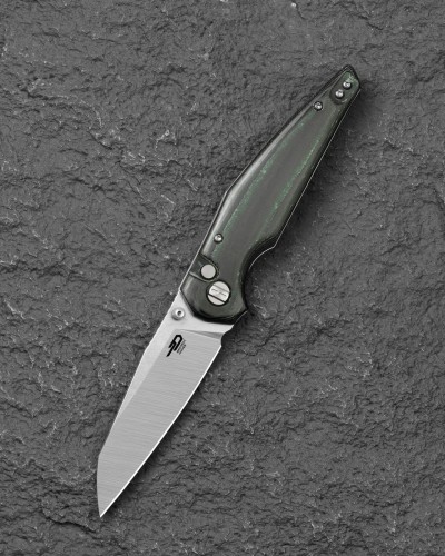Nóż składany Bestech Snakebird Green Micarta, Stonewashed / Satin 14C28N (BG58A)-1 61520 