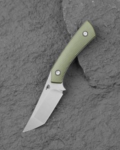 Nóż Bestech Step Green G10, Stonewashed D2 by Denis Simonutti (BFK06B) EDC