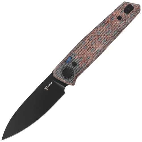 Nóż składany Reate PL-6 Red / Black Micarta, Black PVD Nitro-V (PL-6 RDBKM PVD)-1 61529 