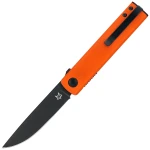 Nóż składany Fox Chnops Orange Aluminium, Black Top Shield Becut by Riccardo Gobbato (FX-543 ALO)  EDC