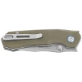 Nóż składany Remette Rhino Green G10, Stonewashed D2 (RNDG2)-2 61549 