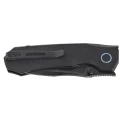 Nóż składany Remette Rhino Black G10, Black Stonewashed Titanium D2 (RNDG1)-2 61550 