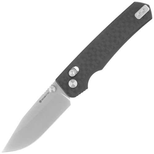 Nóż składany Remette Aurora Black G10, Sandblasting 14C28N (AURA-G1)-1 61551 