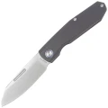 Nóż składany Remette Squirrel Blue Titanium, Manual Fine Grinding Satin M390 (RTDP-C)-1 61555 