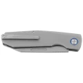 Nóż składany Remette Squirrel Gray Titanium, Manual Fine Grinding Satin M390 (RTDP-G)-2 61556 