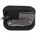 Nóż składany Remette TwoFace Blue Stonewashed Titanium, Fine Grinding Pearlescent M390 (DSTF-B)-3 61558 