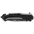 Nóż składany ratowniczy K25 RK-18765GR2026 Grey/Black Aluminium, Titanium/Brushed 7Cr17Mov-2 61561 