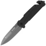 Nóż składany K25 AH-64 Black Rubber, Titanium 3Cr13MoV (18871)