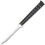 Nóż składany motylek Martinez Albainox Big Balisong Black Zamak, Mirror 3Cr13MoV (02052-N)