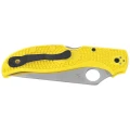 Nóż składany Spyderco Stretch 2 XL Lightweight Salt Yellow FRN, Satin H-2 by Sal Glesser (C258PYL)-2 61615 
