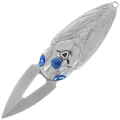 Nóż składany Rike Knife RK Cicada-P Grey Titanium, Bead Blasted M390-1 61618 