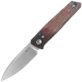 Nóż składany Reate PL-6 Red / Black Micarta, Satin Nitro-V (PL-6 RDBKM SAT)-1 61625 