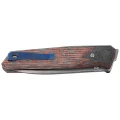 Nóż składany Reate PL-6 Red / Black Micarta, Satin Nitro-V (PL-6 RDBKM SAT)-2 61625 