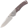 Nóż składany Remette WD107-TB Gray Titanium/Carbon Fiber, Hand Grinding Satin M390 (WD107-TB)-1 61632 