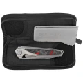 Nóż składany Rike Knife Baidi S Titanium/Red Carbon Fiber, Bead Blasted M390 (RK-Baidi-S-P/RCF)-3 61638 