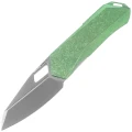 Nóż składany Remette Woodpecker Crystal Green Titanium, Hand Grinding Pearlescent M390 (RTWP-IG)-1 61645 