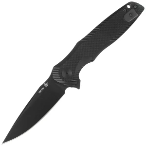 Nóż składany Spartan Blades Poros Black G10, Black TiNi 154CM by Curtis Iovito (SFBL11BK)  EDC 