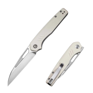 Nóż składany Civivi Guile Ivory G10, Satin 14C28N by Shawn Ashmore (C24062B-3) EDC