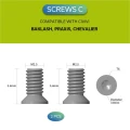 Zestaw śrub do klipsów Civivi, Satin Stainless Steel 10 szt. (CA-12A)-2 61661 