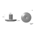 Śruby pivota Civivi Satin i Black Stainless Steel 10 mm - 2 szt. (CA-11A)-2 61663 